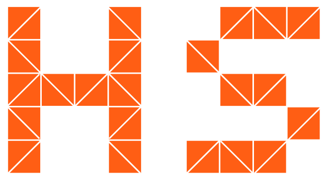 Hobart Scaffolding Orange Logo Icon Only