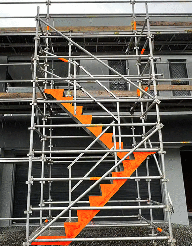 Kwikstage Scaffolding staircase with handrail